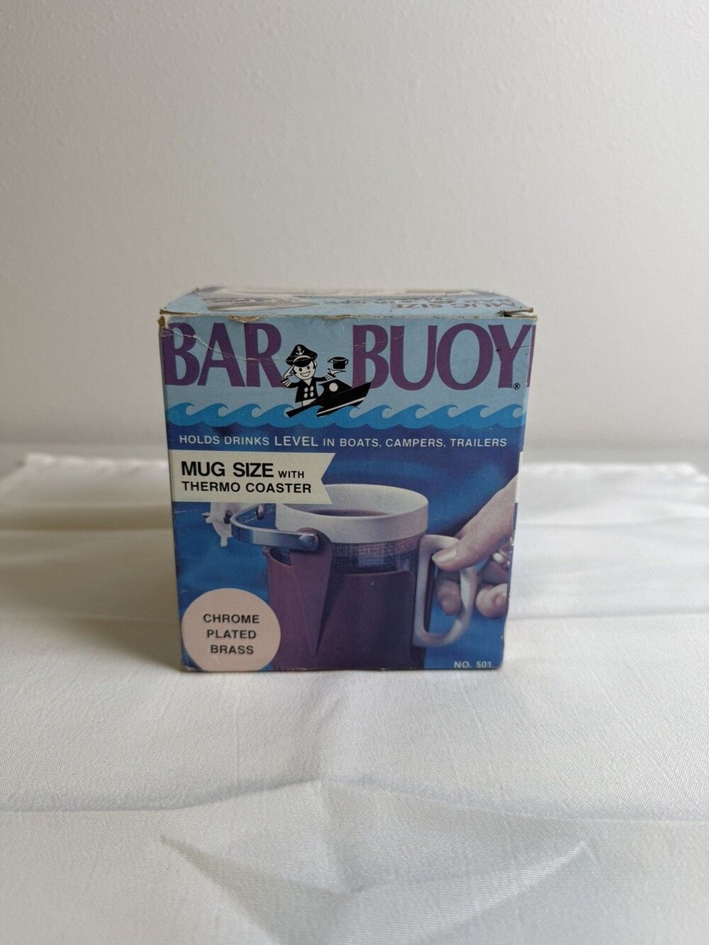 Bar Buoy Drink Holder Vintage Boat Camper 1973 Aladdin Industries New in Box